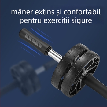 Rulou abdominal BROMAN, detașabil și pliabil, model CH-100, greutate 0,6 kg.