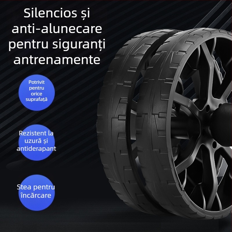 Rulou abdominal BROMAN, detașabil și pliabil, model CH-100, greutate 0,6 kg.