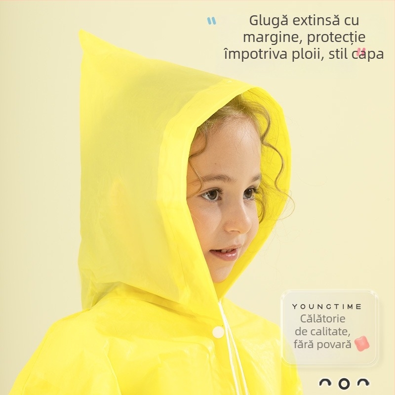 Poncho pentru copii din EVA, material îngroșat, pentru o persoană