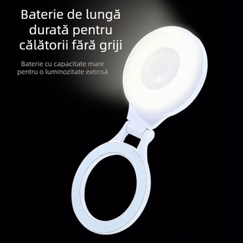 Lumină de fill pentru live streaming cu suport AZX-011 – sub 10W, 3,7V, Trei temperaturi de culoare