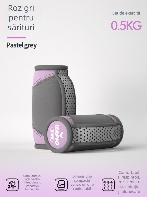 Sac de box moale cu nucleu din fier, gantera de mână pentru antrenamente de box și alergare