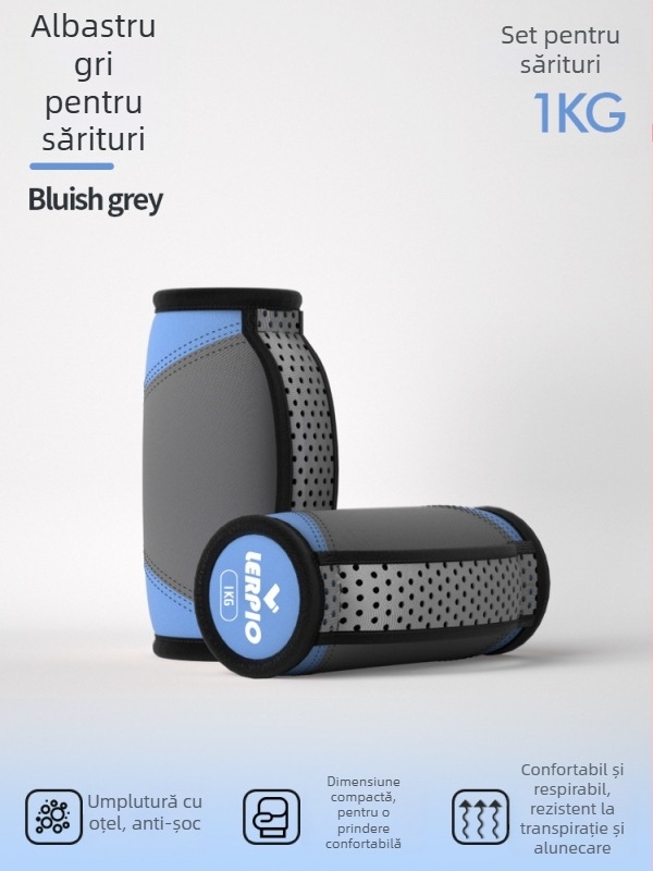 Sac de box moale cu nucleu din fier, gantera de mână pentru antrenamente de box și alergare