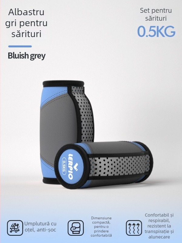 Sac de box moale cu nucleu din fier, gantera de mână pentru antrenamente de box și alergare