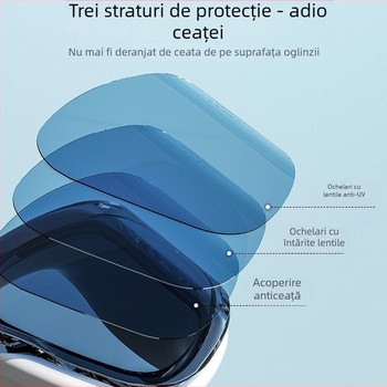 Ochelari de înot antifog cu ramă mare, set cu șapcă pentru adulți – lentile policarbonat, impermeabili