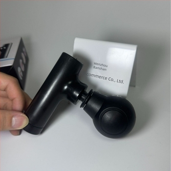 Mini masaj fascia cu cap unic, 3 viteze reglabile, carcasa din ABS, reîncărcabil, portabil