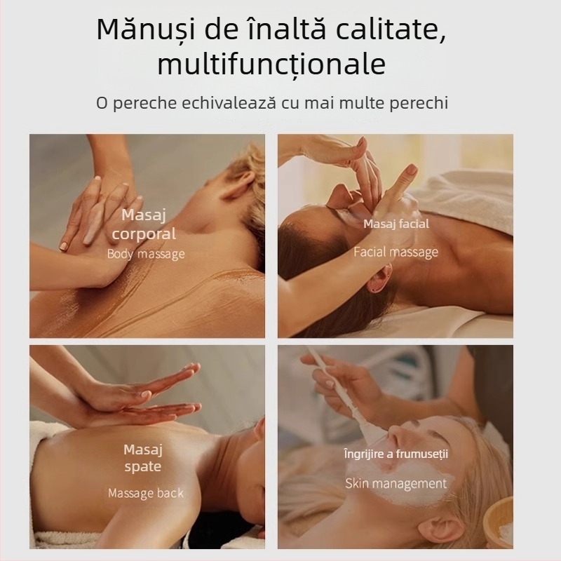 Mănuși de unică folosință din PVC, rezistente la ulei, transparente, grosime 0,08 mm, protecție împotriva prafului