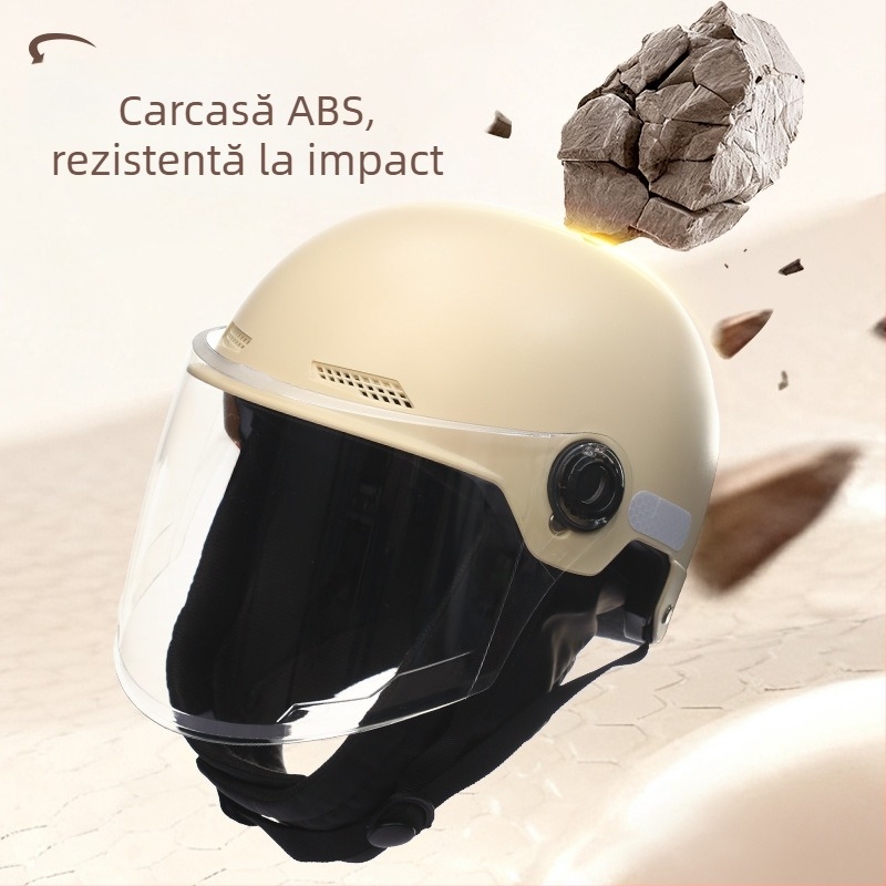 Cască pentru vehicule electrice – ABS, tip jumătate, iarnă, adulți, unisex