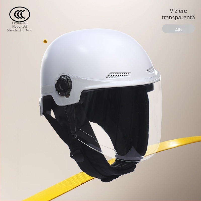 Cască pentru vehicule electrice – ABS, tip jumătate, iarnă, adulți, unisex