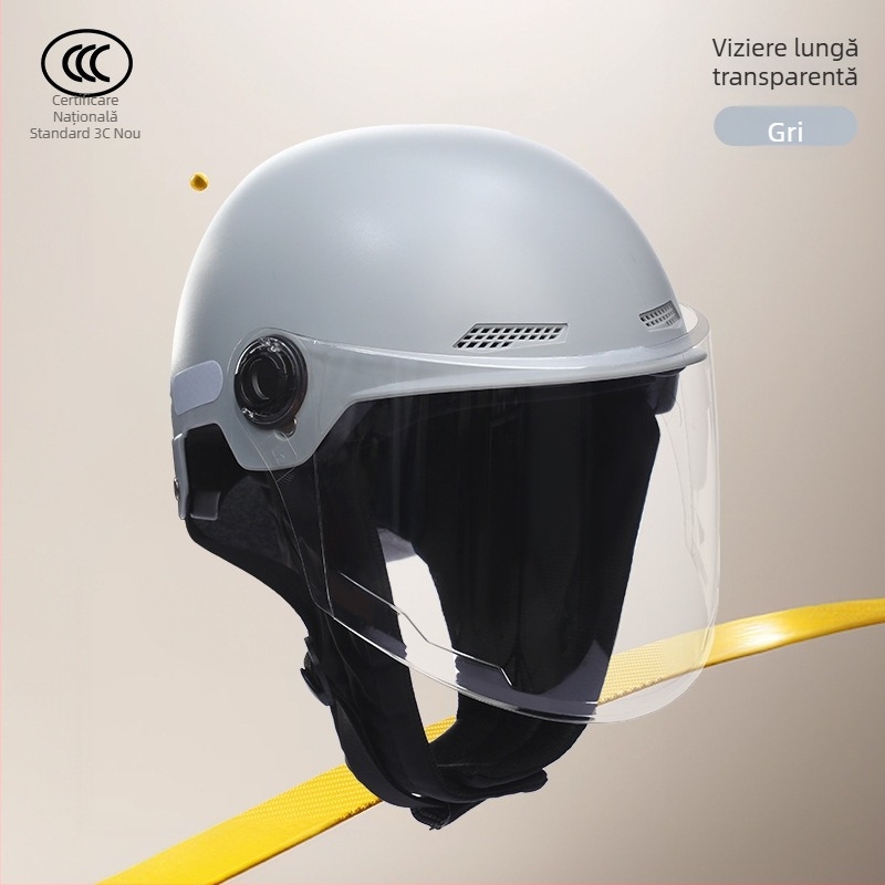 Cască pentru vehicule electrice – ABS, tip jumătate, iarnă, adulți, unisex