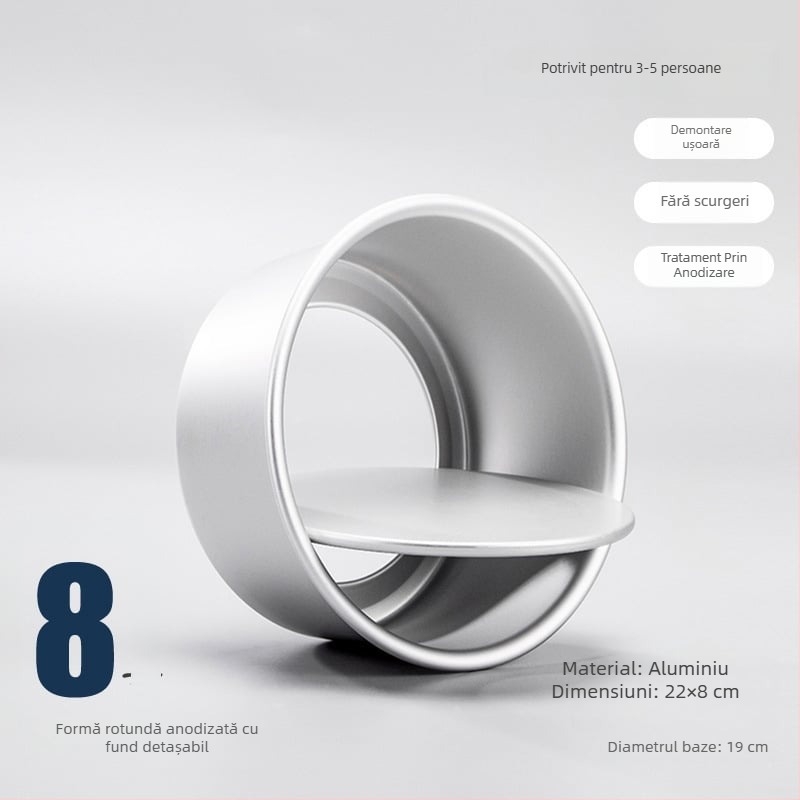 Pengyi Forme de copt antiaderente cu fund rotund – set unelte de coacere pentru uz casnic