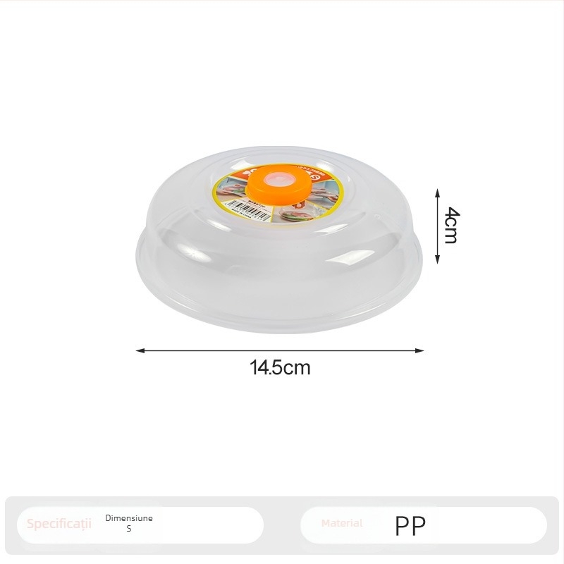 Capac de microunde Story of Home – etanș, protecție împotriva stropilor de ulei, capac pentru boluri și gătire la abur; pentru frigider; material: Alt; stil: Modern simplu