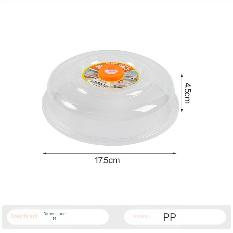 Capac de microunde Story of Home – etanș, protecție împotriva stropilor de ulei, capac pentru boluri și gătire la abur; pentru frigider; material: Alt; stil: Modern simplu