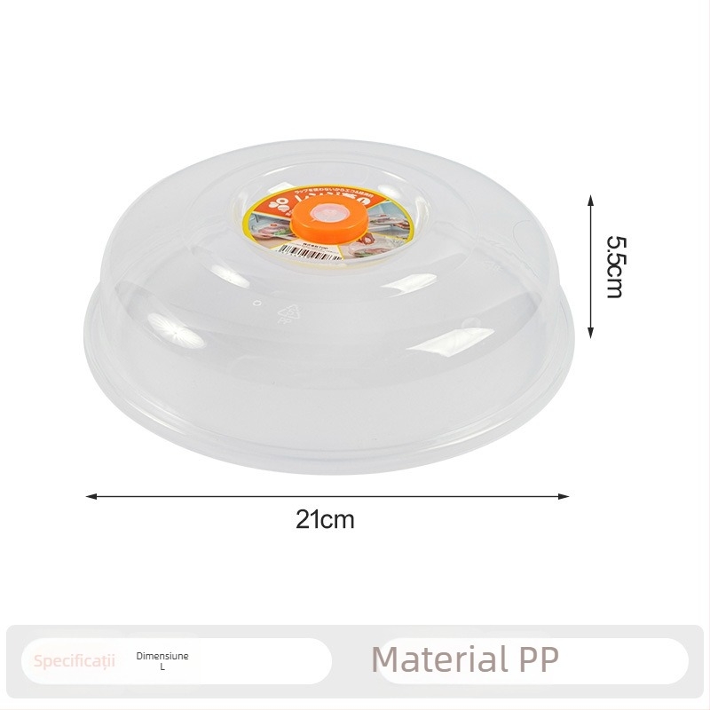Capac de microunde Story of Home – etanș, protecție împotriva stropilor de ulei, capac pentru boluri și gătire la abur; pentru frigider; material: Alt; stil: Modern simplu