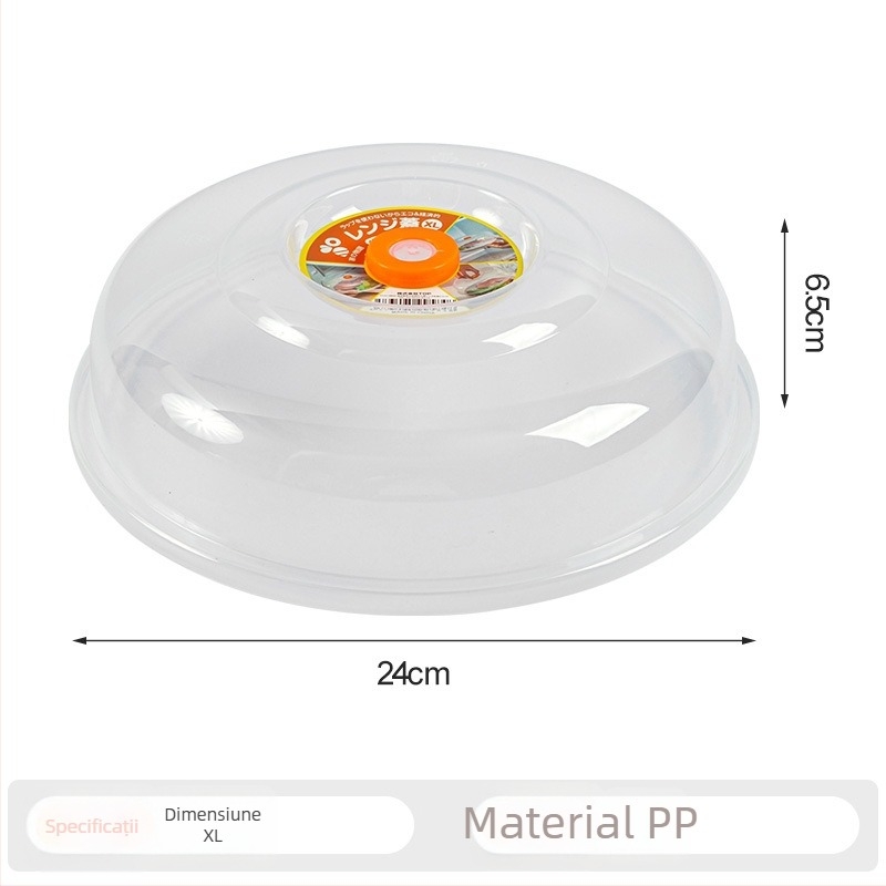 Capac de microunde Story of Home – etanș, protecție împotriva stropilor de ulei, capac pentru boluri și gătire la abur; pentru frigider; material: Alt; stil: Modern simplu