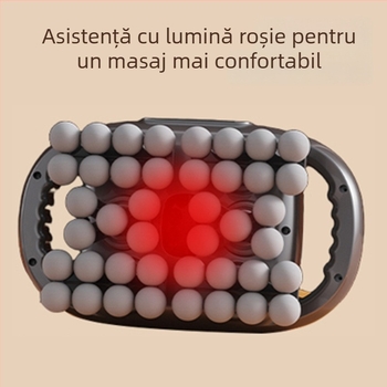 Masaj percutant cu 42 capete pentru relaxarea mușchilor, ecran LCD, 5+ viteze, peste 6 capete de masaj, baterie încorporată 1200–2000 mAh, motor cu perii