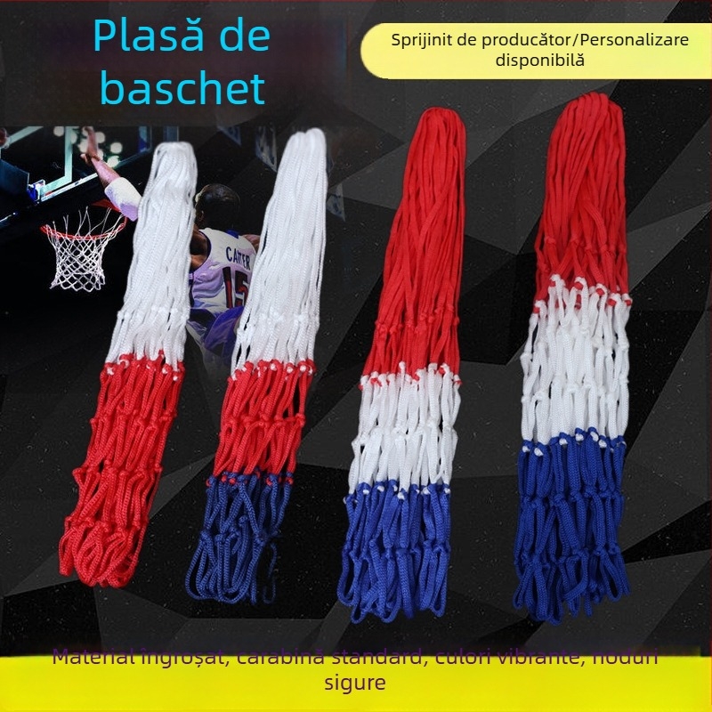 Plasă de baschet pentru exterior — din nailon, PP și poliester, personalizare disponibilă, brand Aerobics, greutate 45 g, logo imprimat