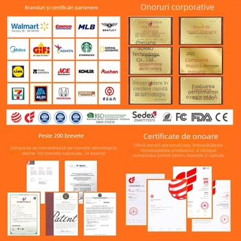 Lanternă LED de urgență cu manivelă, radio integrat, corp ABS, rotație de 360°, multifuncțional