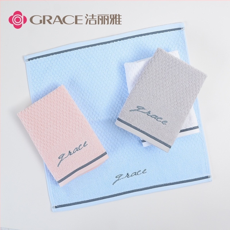 Prosop de față din bumbac 100%, țesătură simplă, fir 32, greutate sub 50 g