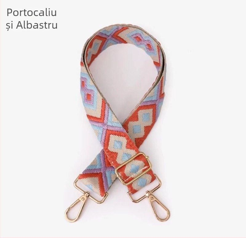 Ice Charm bretea din nylon, cu dungi, respirabilă, pentru geantă crossbody (vară 2023)