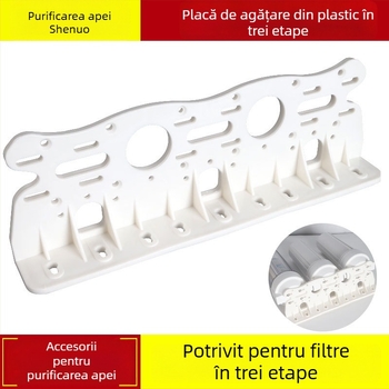 SHNUOM Element filtrant pentru purificator de apă — Filtru frontal cu trei niveluri și suport de agățare