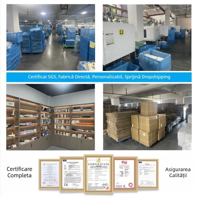 Pistol de masaj în formă de U pentru gât și umeri, cu 4 capete, 5+ viteze, baterie încorporată 1200–2000mAh, până la 1 oră de funcționare, zgomot sub 36 dB