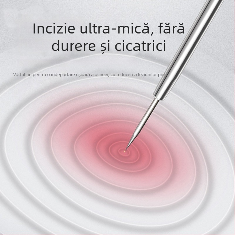 Ace pentru acnee – Etif; oțel inoxidabil; 2 pachete; ustensilă pentru curățarea feței; pentru uz general.