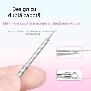 Idealful Instrument pentru acnee – unelte de cosmetică pentru față, din oțel inoxidabil, ambalaj 144, pentru utilizare generală