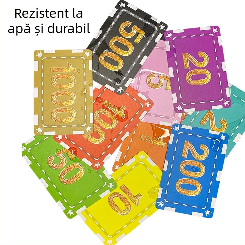 Cărți și jetoane de poker din PVC – impermeabile și rezistente la uzură, pentru Texas Hold’em și sălile de jocuri