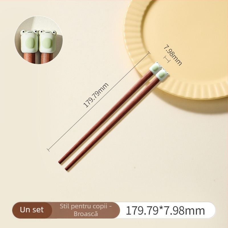 Bețișoare de bucătărie cu model cartoon, stil drăguț, material lemn de santal + PVC, cu logo, personalizabile