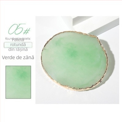 Paletă pentru unghii cu pietre cristal agate și bucăți rotunde din scoici, versiune de prezentare, model marmorat; Brand: Wanjia Embroidery; Origine: Guangzhou; Import: Nu; Etichetă privată licențiată: Nu