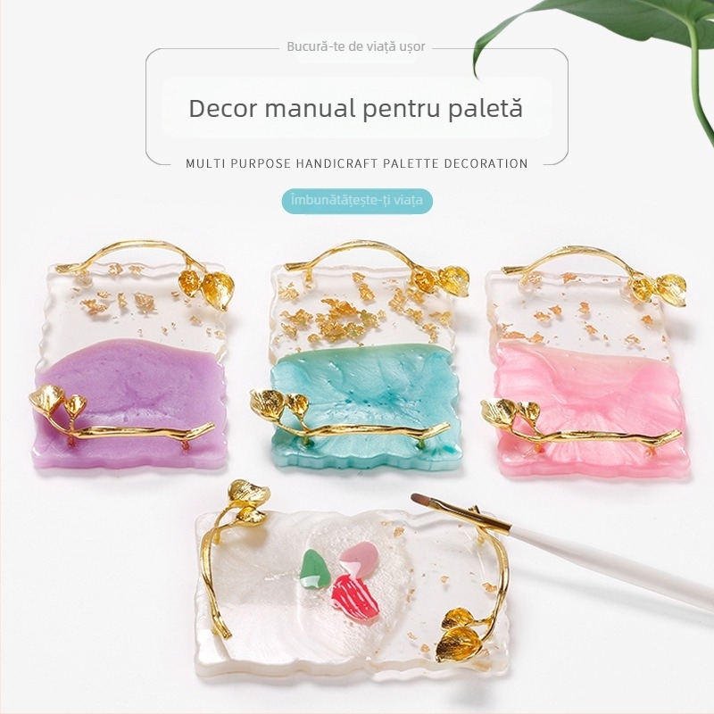 Paletă antiaderentă pentru unghii – Dispozitiv de afișare Jinzixiu pentru arta unghiilor (Brand: Jinzixiu; Material: aliaj, plastic; Clasificare: Set de instrumente pentru tăierea unghiilor; Conținut net: 1 bucata)