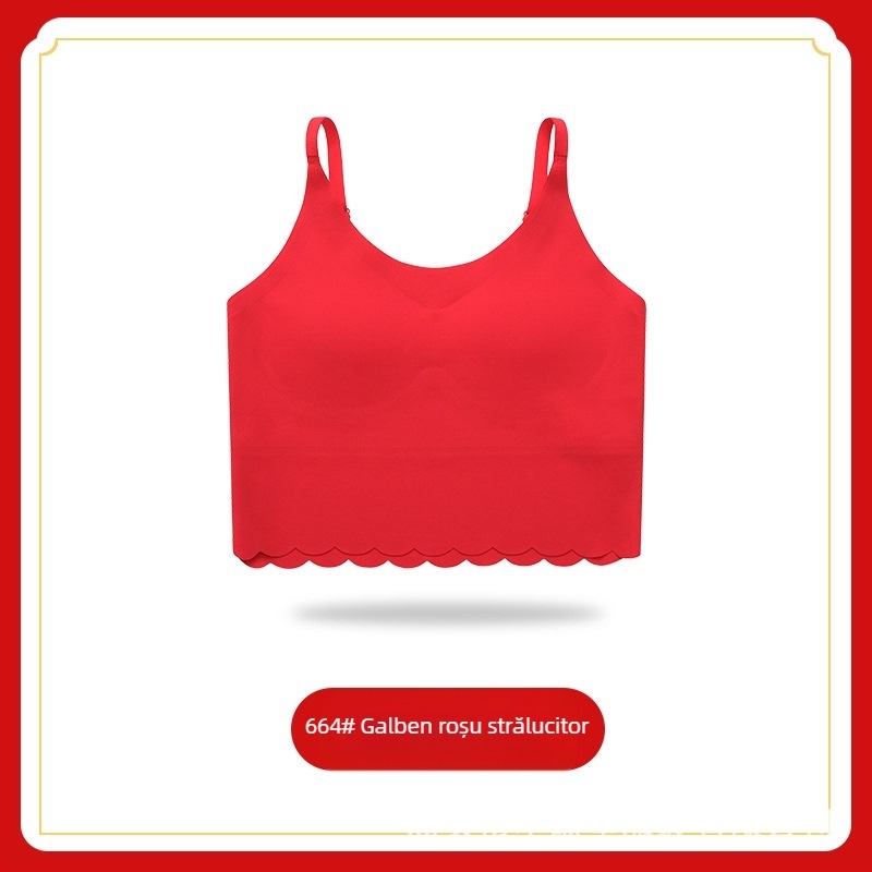 Bustier fără cusuri pentru fete în timpul pubertății — material nylon (70-80%), cupă completă cu forme ultra-subțiri, bretele fixe în dublu, căptușeală din spandex, marca Little Singers, vârste 7-12