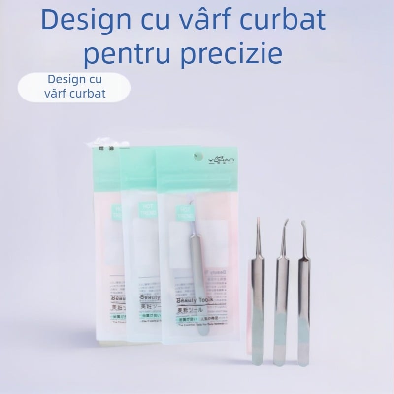 Ac de acnee cu formă unghiulară (oțel inoxidabil; marcă Yu Han; durată de viață 5 ani)