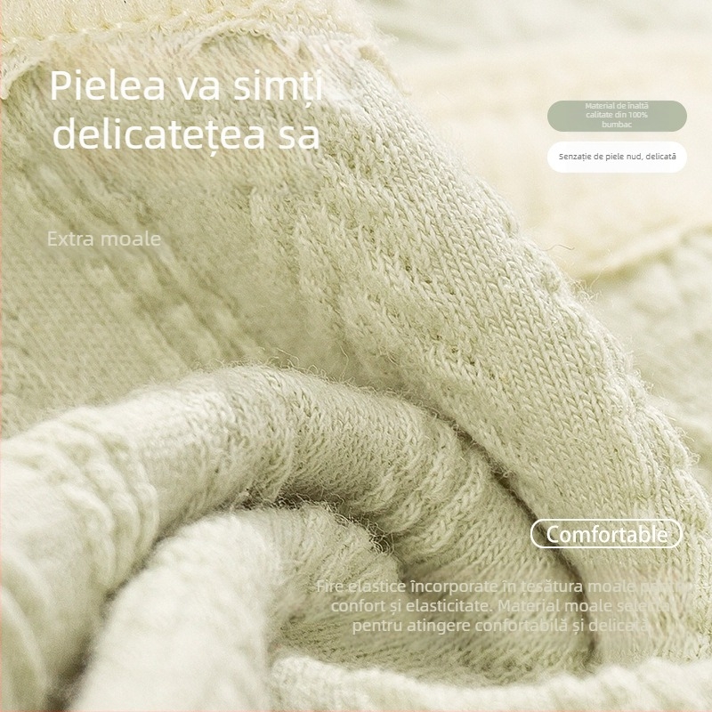 Lenjerie de maternitate, bumbac 95–100%, antibacterian, susținere abdominală, talie joasă.