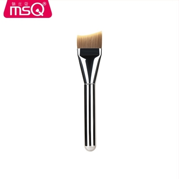 Pensulă fond de ten pentru machiaj, fibre sintetice, mâner din plastic, portabil, 1 bucată