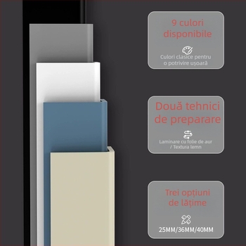 Protecții de colț din PVC, benzi de protecție autoadezive, anti-coliziune, Strength HJT003, origine Yiwu, 1 set