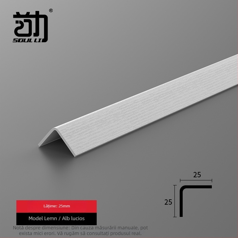 Protecții de colț din PVC, benzi de protecție autoadezive, anti-coliziune, Strength HJT003, origine Yiwu, 1 set