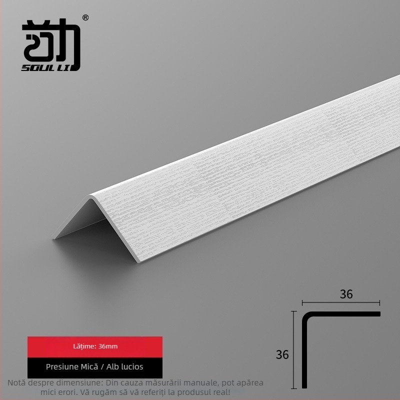 Protecții de colț din PVC, benzi de protecție autoadezive, anti-coliziune, Strength HJT003, origine Yiwu, 1 set