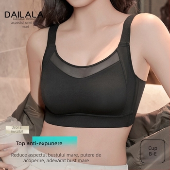BH bandeau pentru femei, fără cusătură, cu susținere laterală, reglabil și personalizabil, cupă completă, cu formare subțire
