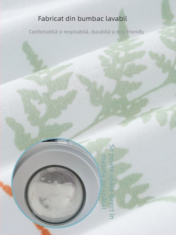 Cuvertură pentru bebeluși din bumbac 100%, umplutură din bumbac lavabil, model animale și desene animate, brand Original Bear, pentru nou-născuți 0–1 ani, potrivit pentru iarnă și toamnă.