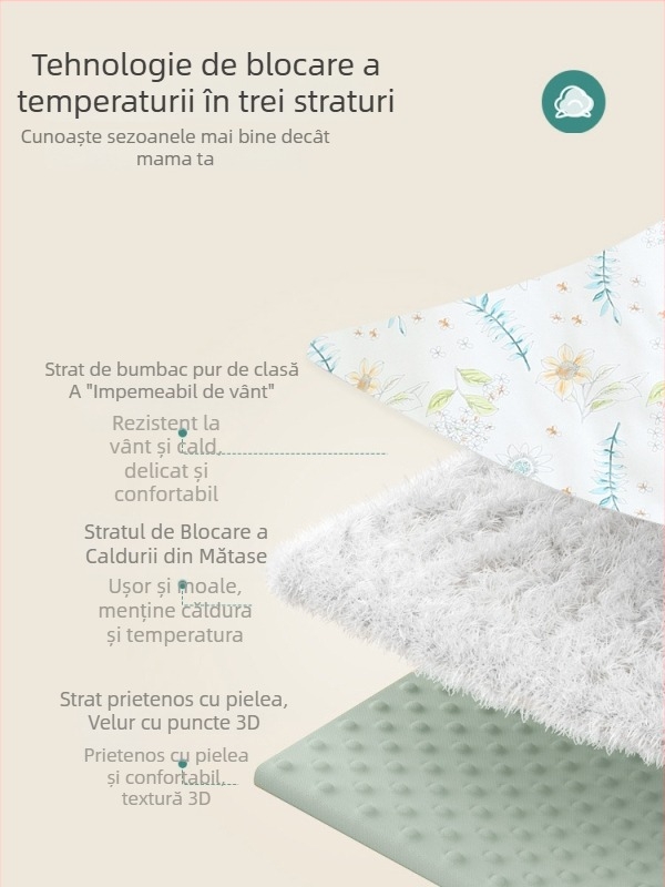 Mywander pătură de aruncat pentru nou-născuți și copii mici, 95% bumbac, model desen animat, toate anotimpurile, vârsta 1–3 ani