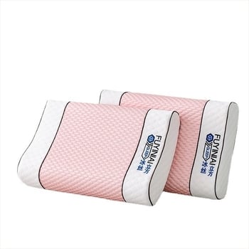 Pernă latex Yaslh cu nucle Ice Beans, formă dreptunghiulară, latex natural, conținut latex peste 90%