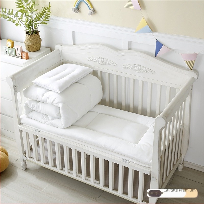 Set trei piese pentru pilotă de copii, umplutură din mătase, pentru primăvară-toamnă, potrivit pentru copii sub 6 ani, greutate 0,55–1,0 kg