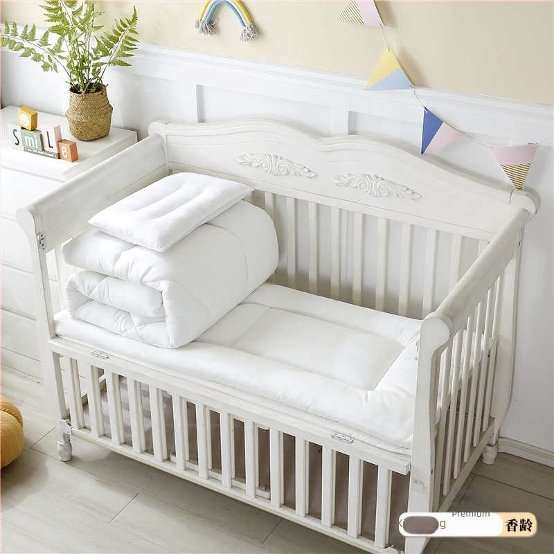 Set trei piese pentru pilotă de copii, umplutură din mătase, pentru primăvară-toamnă, potrivit pentru copii sub 6 ani, greutate 0,55–1,0 kg