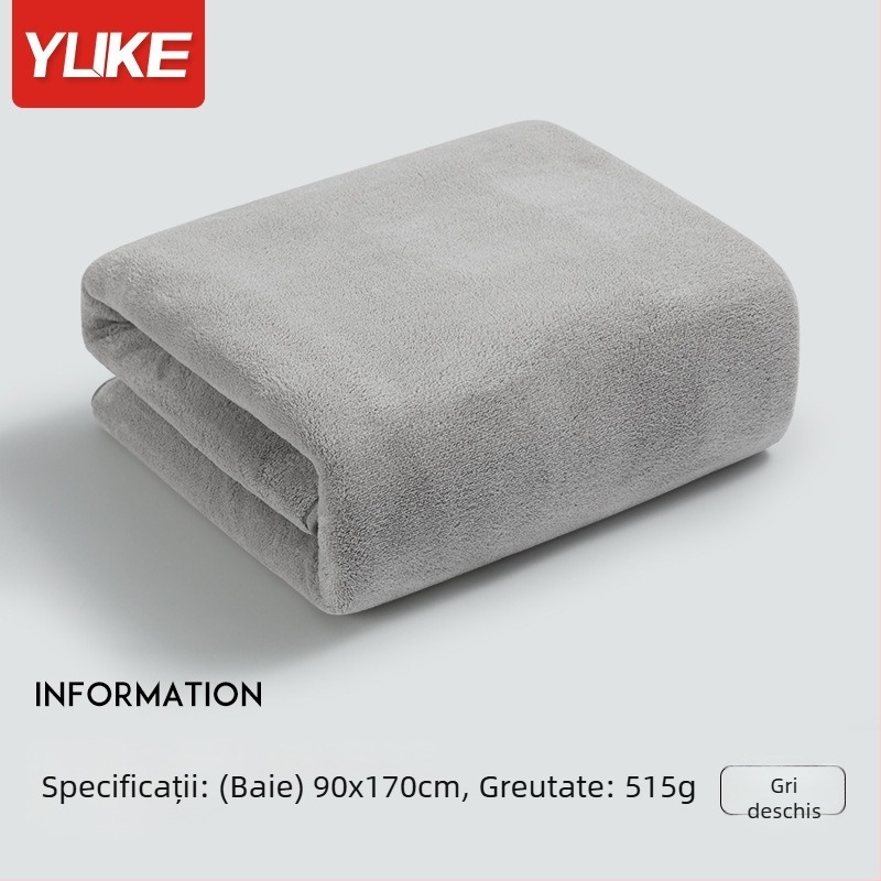 Prosop de baie pentru bebeluși Yuke, 80% fibre de poliester + 20% nailon, 400–500 g, țesătură simplă