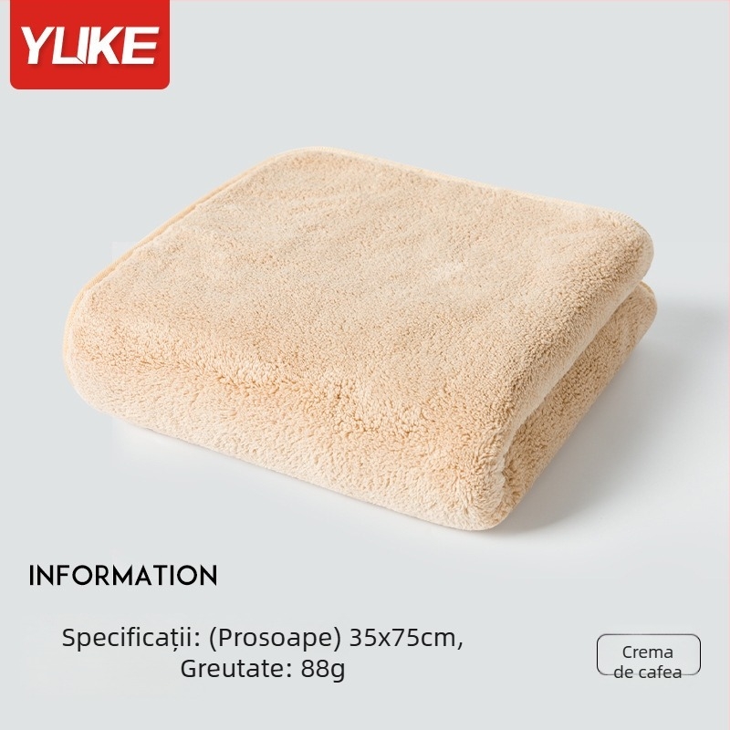 Prosop de baie pentru bebeluși Yuke, 80% fibre de poliester + 20% nailon, 400–500 g, țesătură simplă