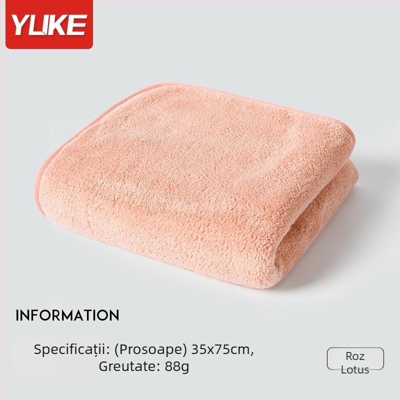 Prosop de baie pentru bebeluși Yuke, 80% fibre de poliester + 20% nailon, 400–500 g, țesătură simplă