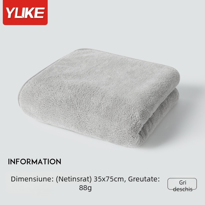 Prosop de baie pentru bebeluși Yuke, 80% fibre de poliester + 20% nailon, 400–500 g, țesătură simplă