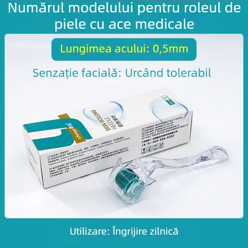 Dermaroler cu 540 de ace, de unică folosință, calitate medicală, Morning Industry