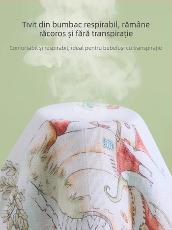 Joyncleon Jingqi Perna pentru copii pentru toate sezoanele – Bumbac 100%, Stil desen animat, Siguranță Clasa A, Potrivită pentru sugari și copii mici, Lansare vară 2025